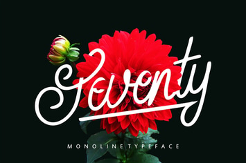 Seventy | Monoline Typeface