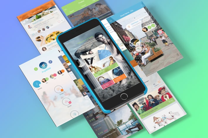 8 Color - Sketch Mobile UI Kit