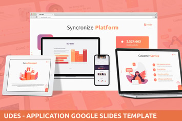 Udes - Application Google Slides Template