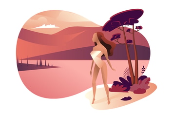 Summer vector illustration