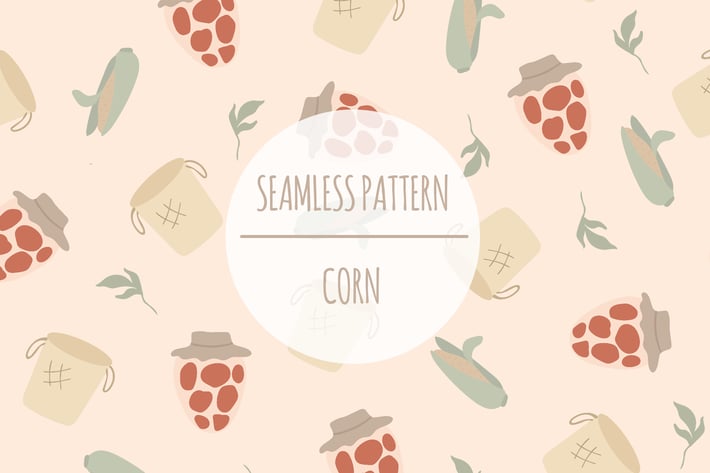 Corn – Seamless Pattern