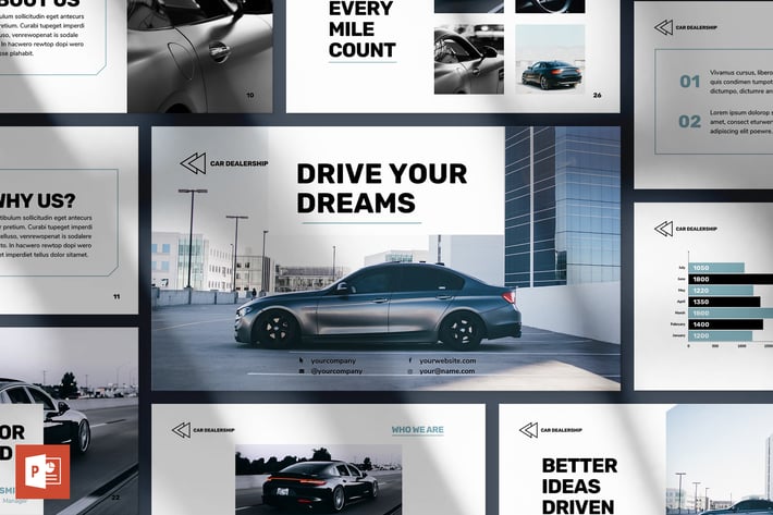 Car Dealership PowerPoint Presentation Template