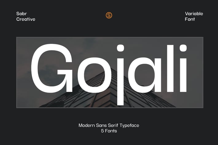 Gojali - Variable Font