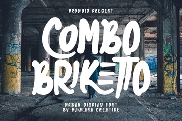 Combo Briketto Urban Display Font