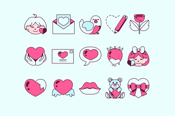 Valentine Icons