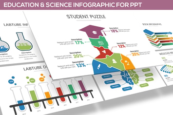 Education & Science Infographic for Powerpoint