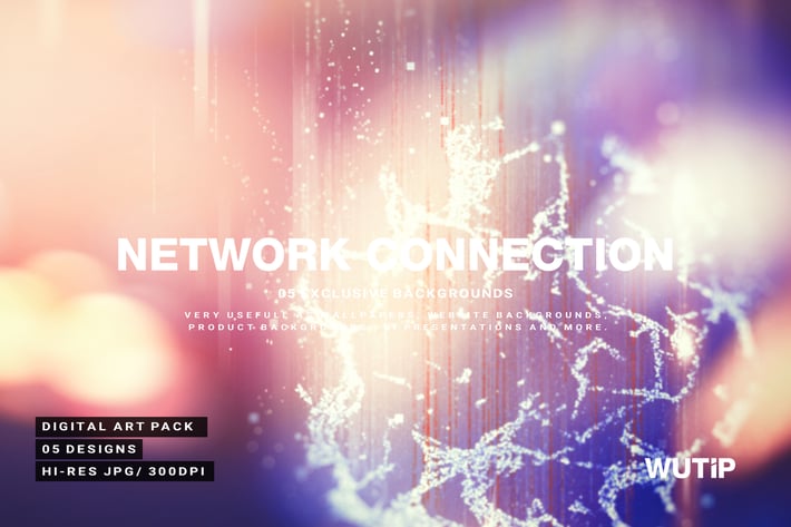 Abstract Network Connection Background