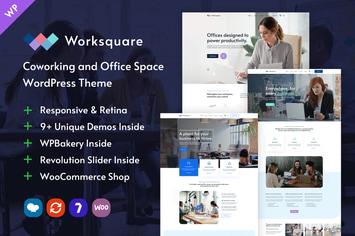 Worksquare - Coworking and Office Space WordPress 