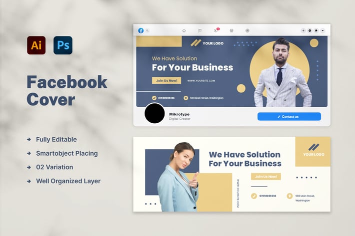 Business Agency Facebook Cover