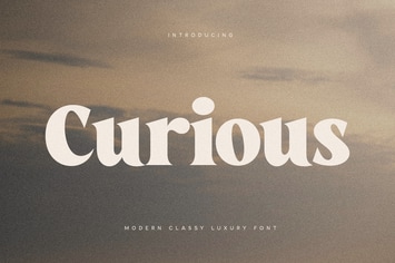 Curious - Modern Classy Luxury Font