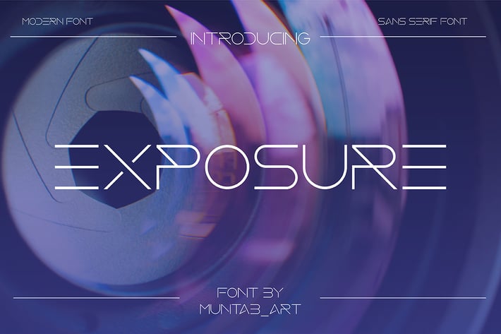 Exposure | Modern Sans