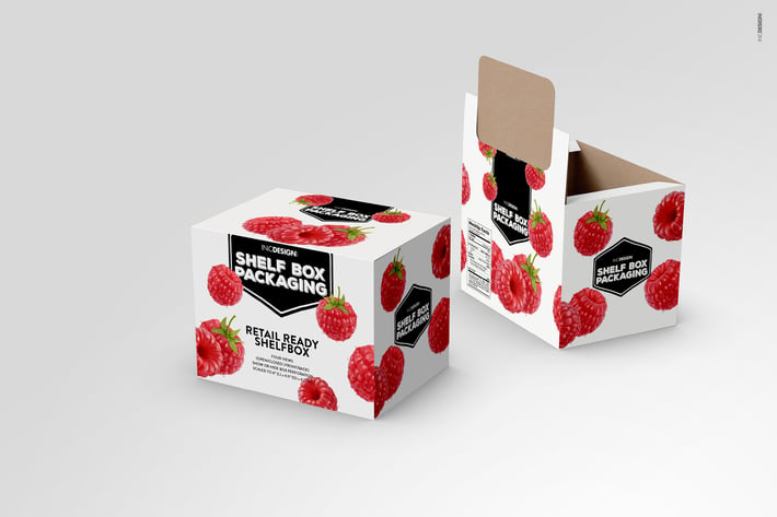 Retail Shelfbox 14 Packaging Mockup