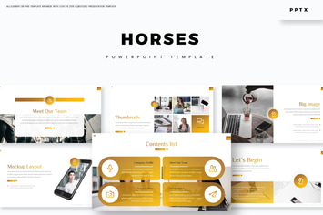 Horses - Powerpoint Template