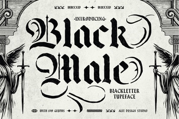 Black Male Typeface