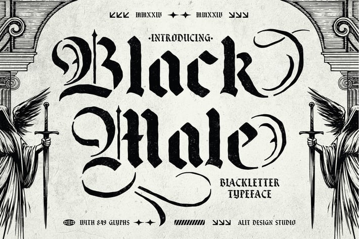 Black Male Typeface