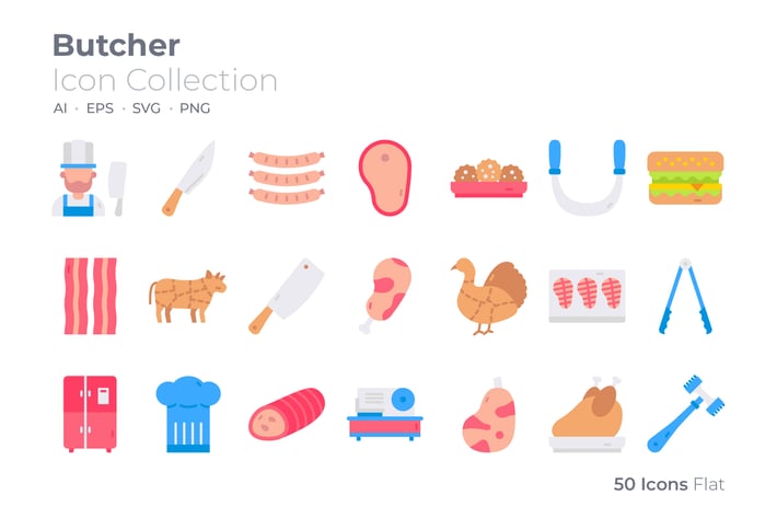 Butcher Color Icon