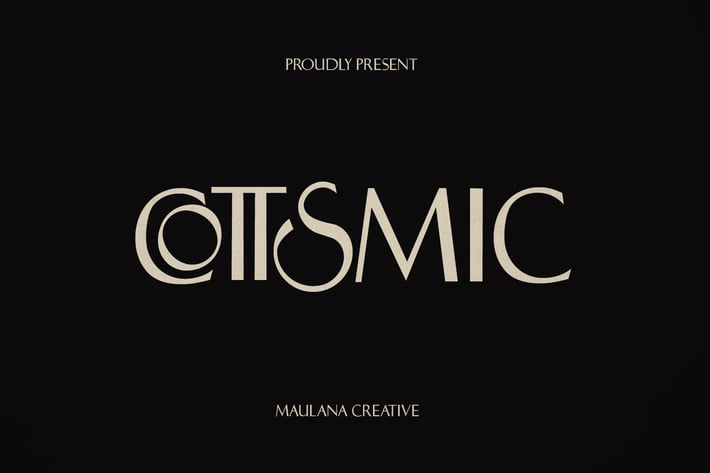Cottsmic Sans Serif Font
