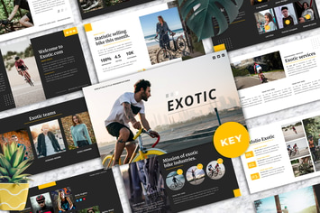Exotic - Creative Keynote Template