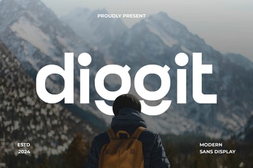 Diggit Modern Sans Font