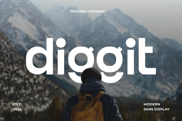 Diggit Modern Sans Font