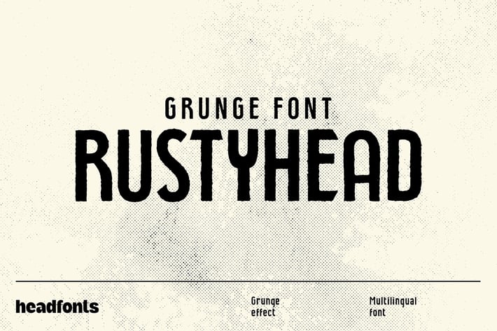 Rustyhead Typeface Font