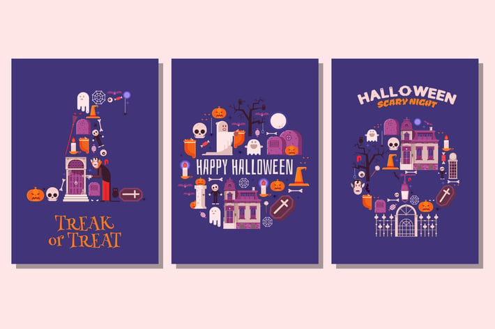 Happy Halloween Night Cards