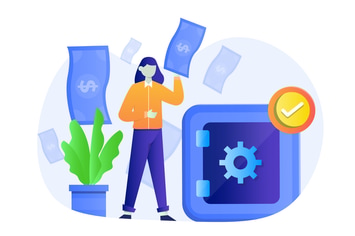 Insurance Flat Design Illustration