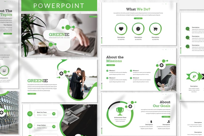 Greenie - Business Powerpoint Template