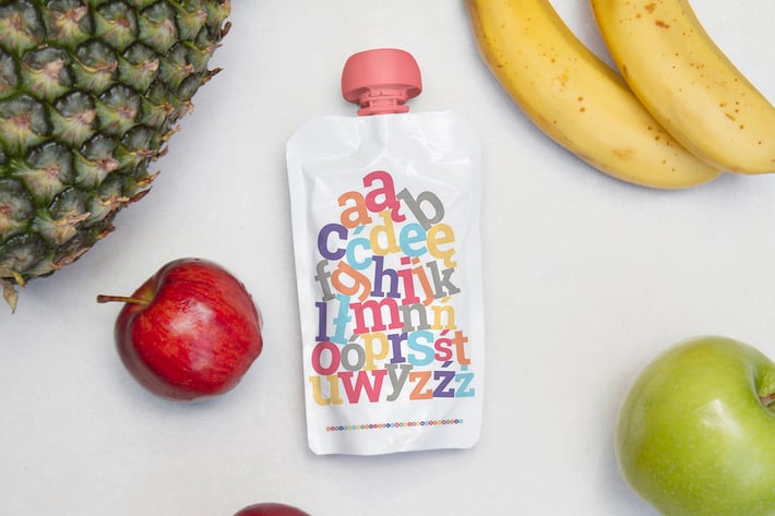 Kids Food Doy Pack Mockup