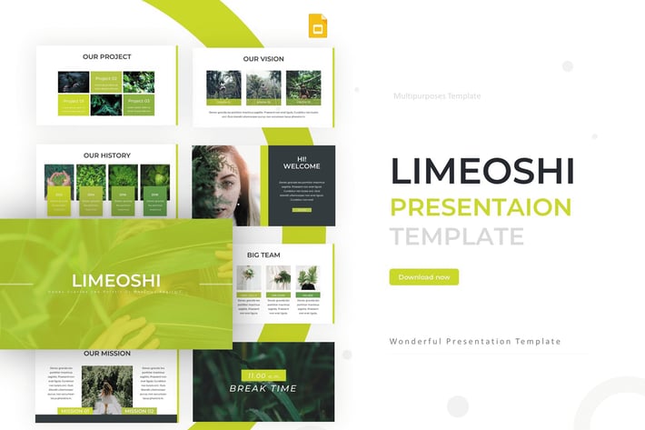 Limeoshi- Google Slides Template