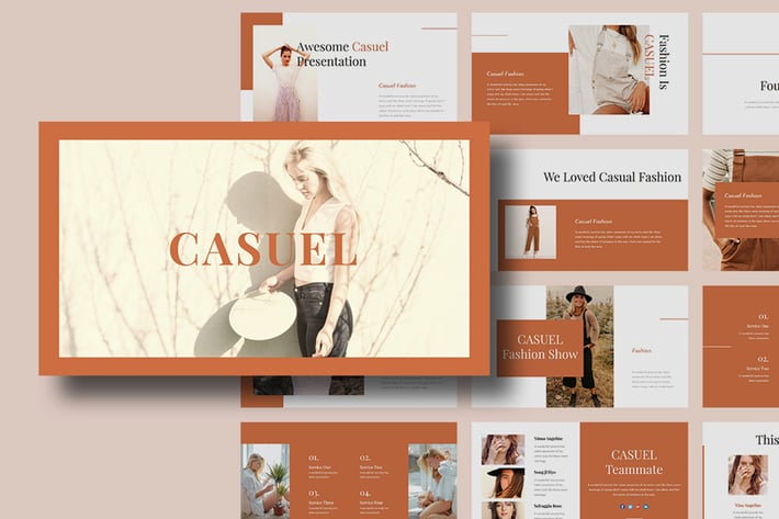 Casuel – Women Fashion Keynote Template