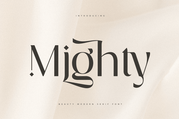 Mighty - Luxury Glamour Beauty Font