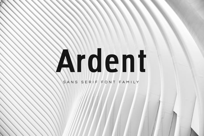 Ardent Sans - Modern Font Family