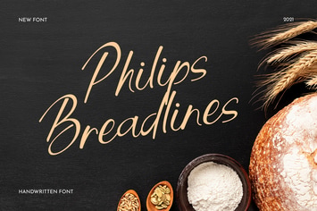 Philips Breadlines Signature Font