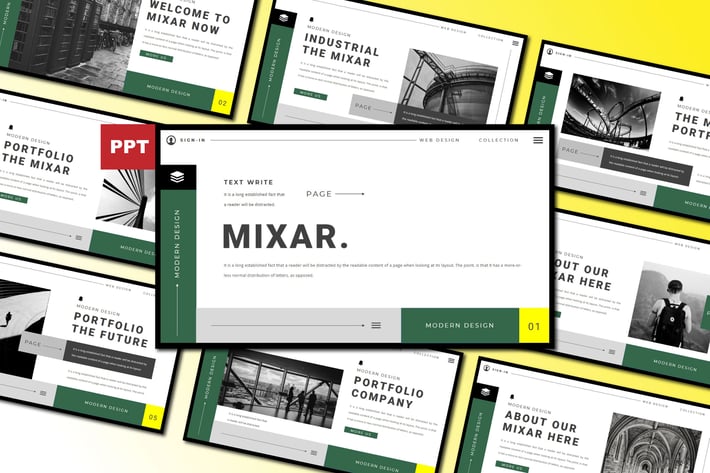 Mixar Powerpoint Template