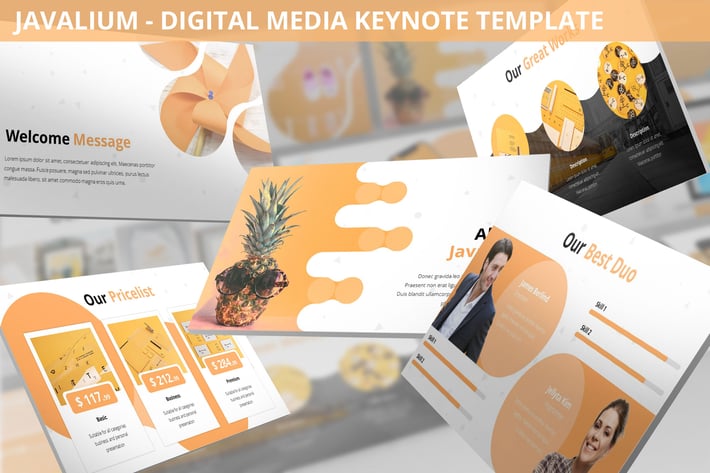 Javalium - Digital Media Keynote Template
