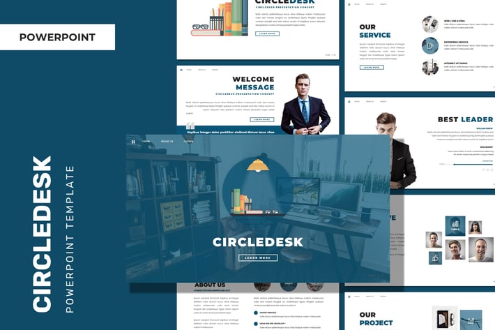 Circledesk - Business Powerpoint Template