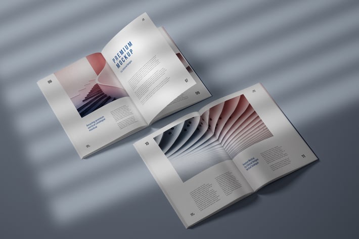 Vertical Catalogue, Magazine Mockup