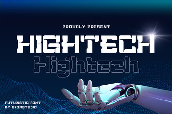 Hightech - Futuristic Font