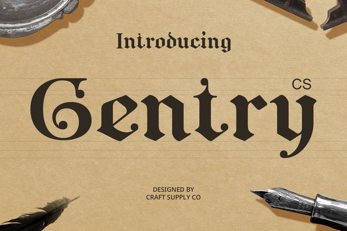 Gentry – Gothic Uncial Font