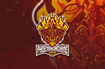 Phoenix Machine Esport Logo Template