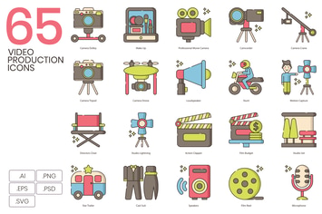 Video Editing Icons