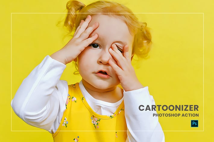 Cartoonizer Photoshop Action