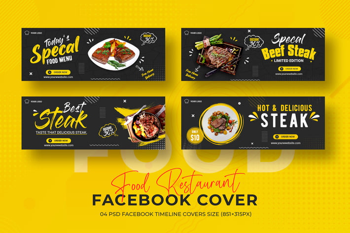 Steak Restaurants Sale Facebook Timeline Covers