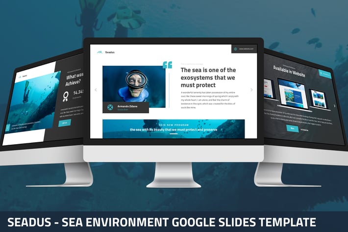 Seadus - Sea Environment Google Slides Template