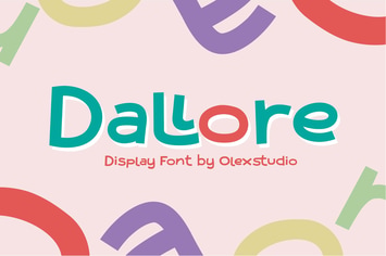 Dallore - Display Font