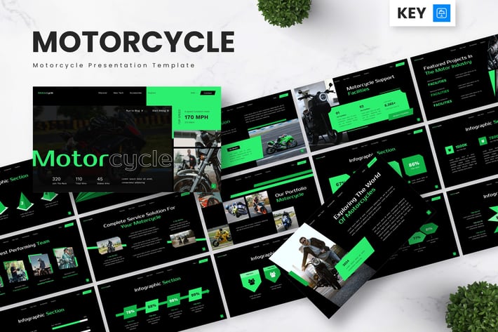 Motorcycle - Motorcycle Keynote Templates