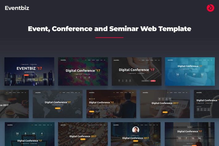 Onepage Event, Conference, and Meetup - Eventbiz 