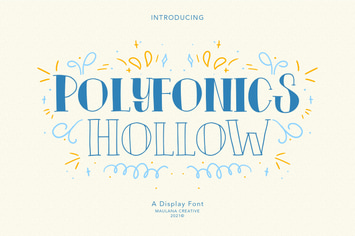 Polyfonics Display Font