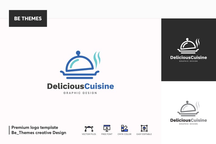 Deliciouse Cuisine Logo Template